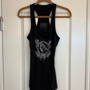 DIXXON Black Graphic Women's Tank Top